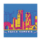 Salone del Sur - South America - Canvas