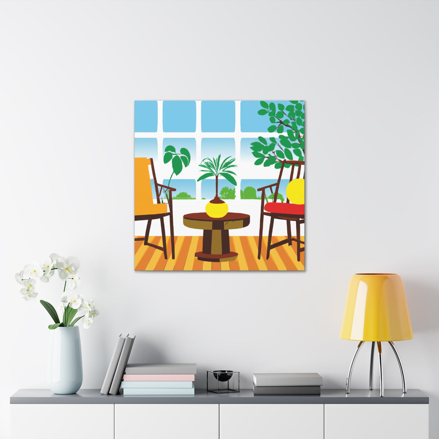 Vibrance Vibe- Midcentury - Canvas