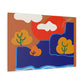 Aquarine Illusions - Midcentury - Canvas