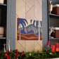 Vibey Tropics- Midcentury Canvas
