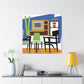 Urban Escape - Midcentury - Canvas