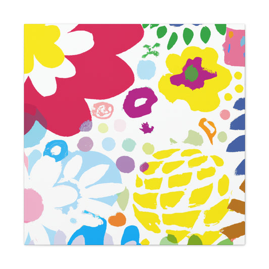 "The Blooming Garden of Glory" - Floral Canvas