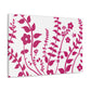 Carmine - Floral - Canvas
