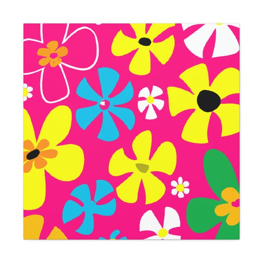 Blossombee - Floral - Canvas