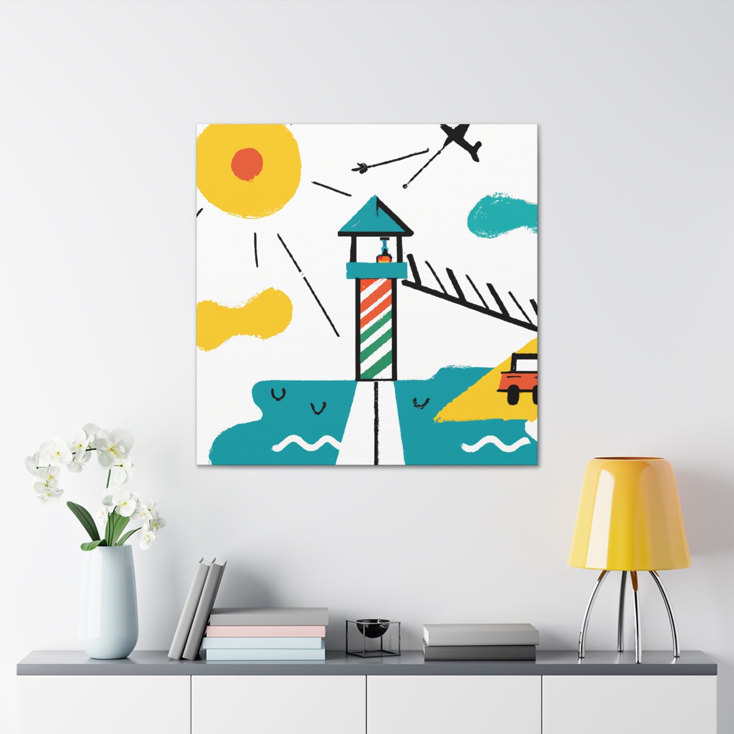 Silhouette Spectacle - Minimalism - Canvas