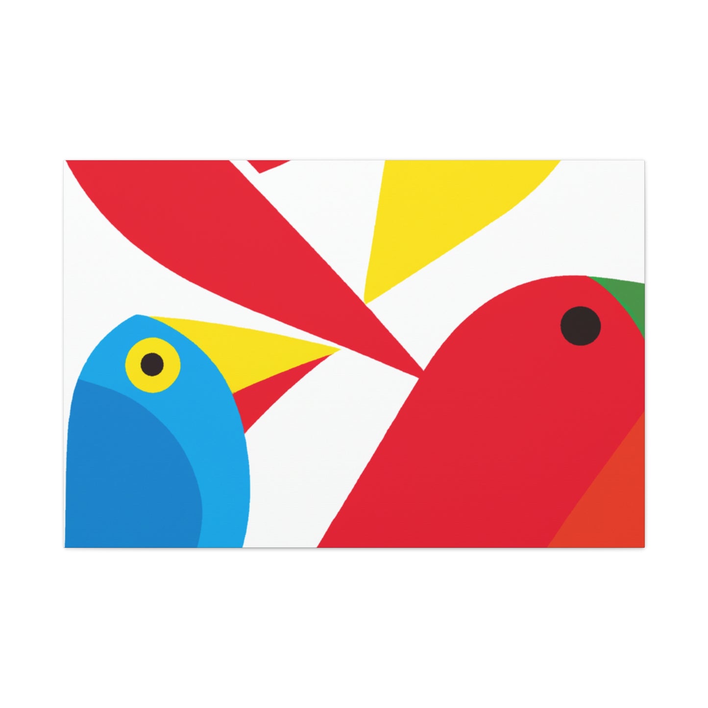 "Chirpy Horizon- Midcentury." - Canvas