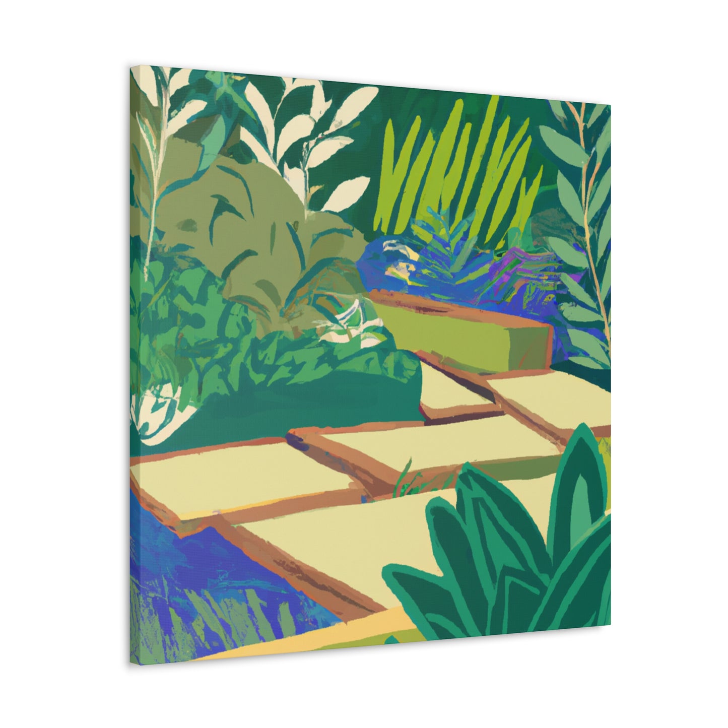 Verdant Vista - Landscape - Garden - Canvas