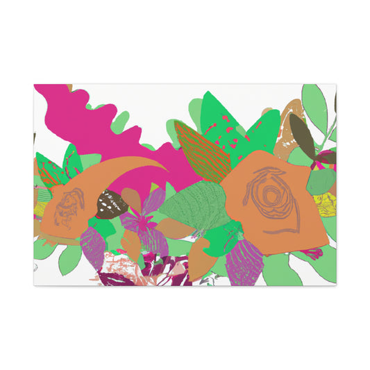 Blissful Joy - Floral - Canvas