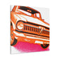 "Classic Car Curtains" - Automobile Canvas