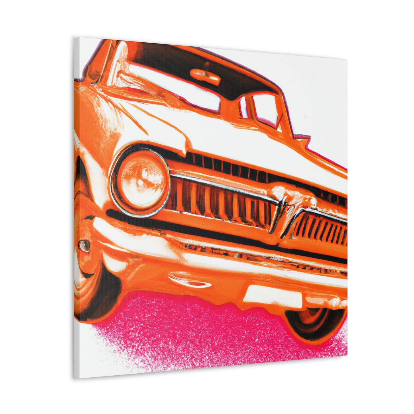 "Classic Car Curtains" - Automobile Canvas