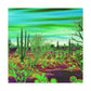 Dusty Green Mirage - Landscape - Canvas