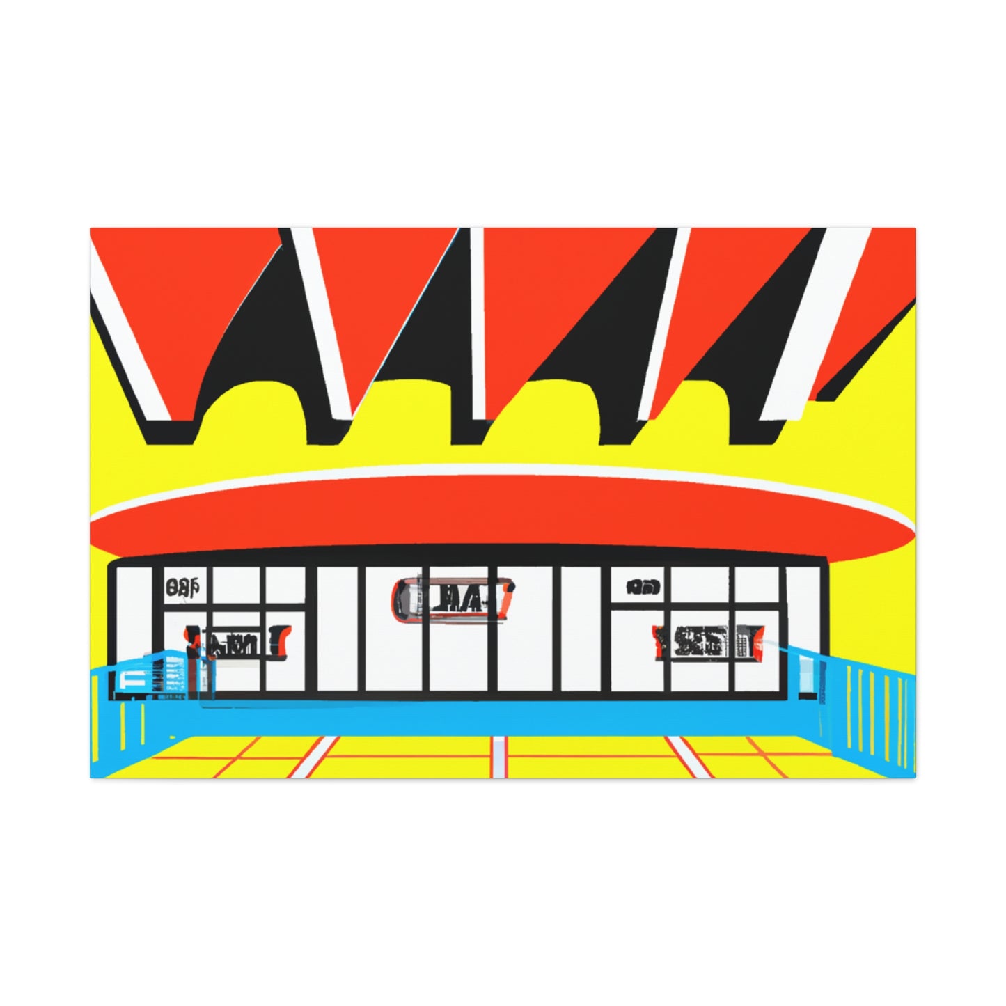 'The Wacky Wagon' - Canvas - Pop Art