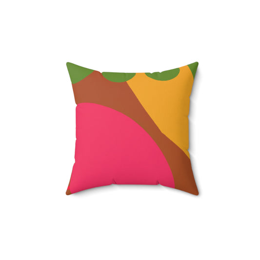 Spun Polyester Square Pillow
