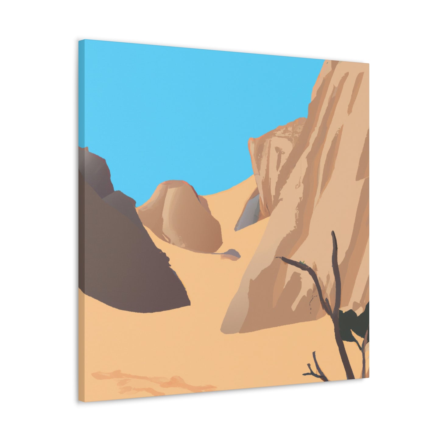Sandy Oasis - Landscape - Canvas