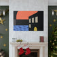 Street Walk - Midcentury Canvas