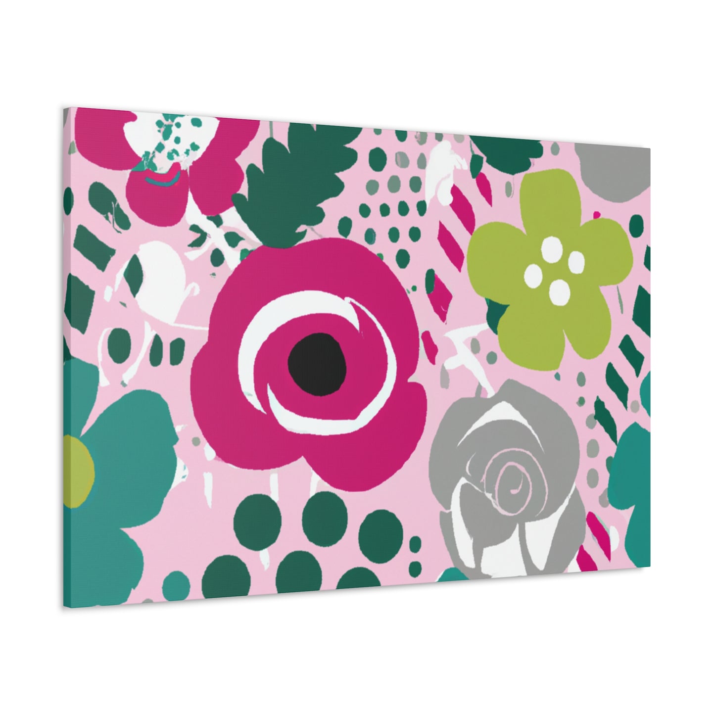 "Floral Fervor" - Floral Canvas