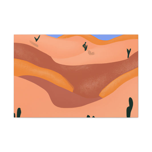 Baroque Beauty - Vintage Contemporary - Desert - Canvas