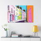 Magnolia City - New Orleans - Architectural - Canvas