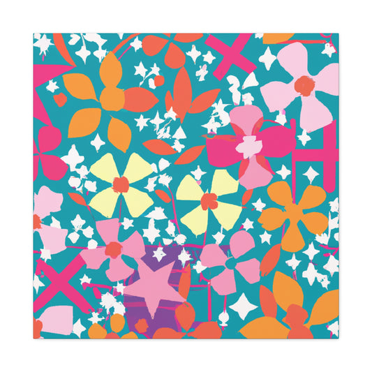 Roselle - Floral - Canvas