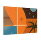 Maddeningly Moody- Midcentury - Canvas