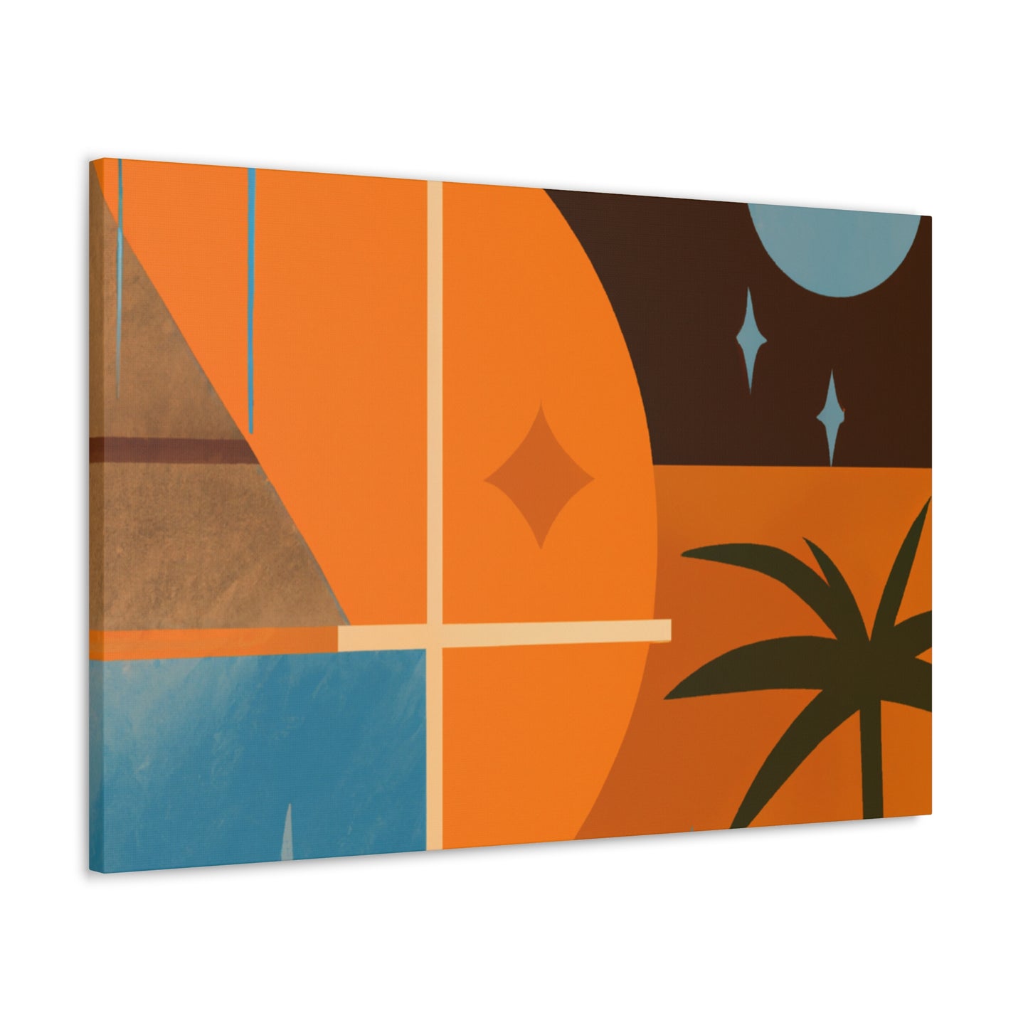 Maddeningly Moody- Midcentury - Canvas