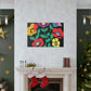Frenzy Mammoth - Floral Canvas