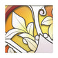 Leafy Warmth- Glass Canvas