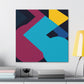 "Fractal Flora - Midcentury" - Canvas