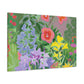 Trellis of Blooms. - Floral Canvas