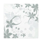 Grey Vine - Floral - Canvas