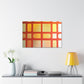 Orange Slice - Glass Canvas