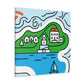 Lakefront Sparkles - Minimalism - Canvas