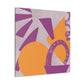 Mountain Viewport- Midcentury - Canvas
