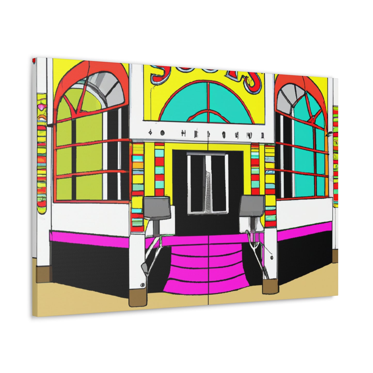 Cosmo Retro Arcade. - Canvas - Pop Art
