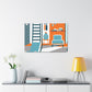 "Atomic Journey - Midcentury" - Canvas