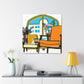 Zen Collage - Midcentury - Canvas