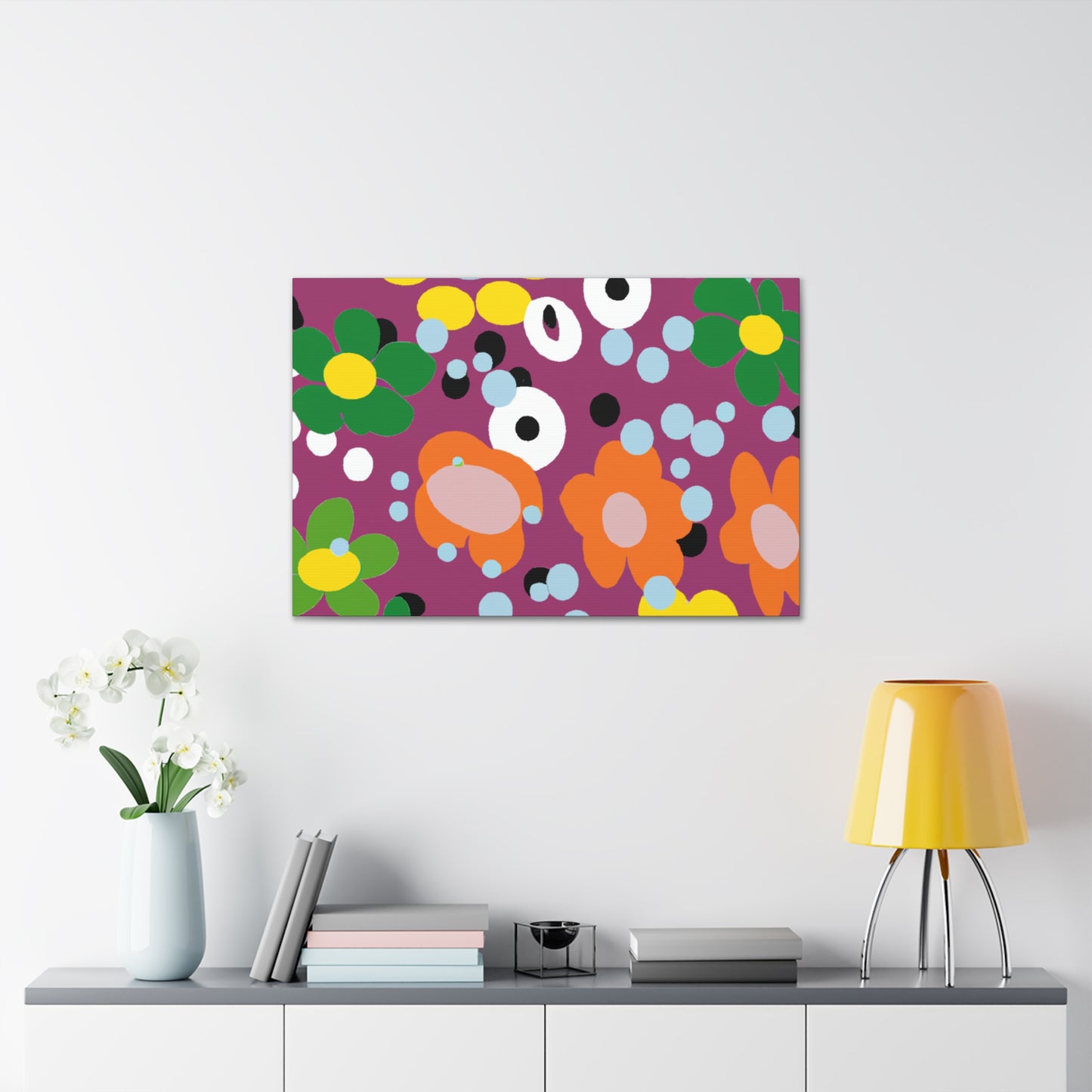 "Floral Fantasia" - Floral Canvas
