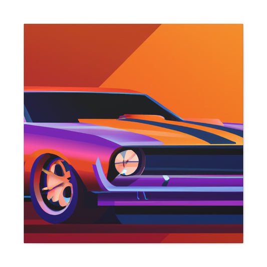 Chopper Rebel - Automobile. - Canvas