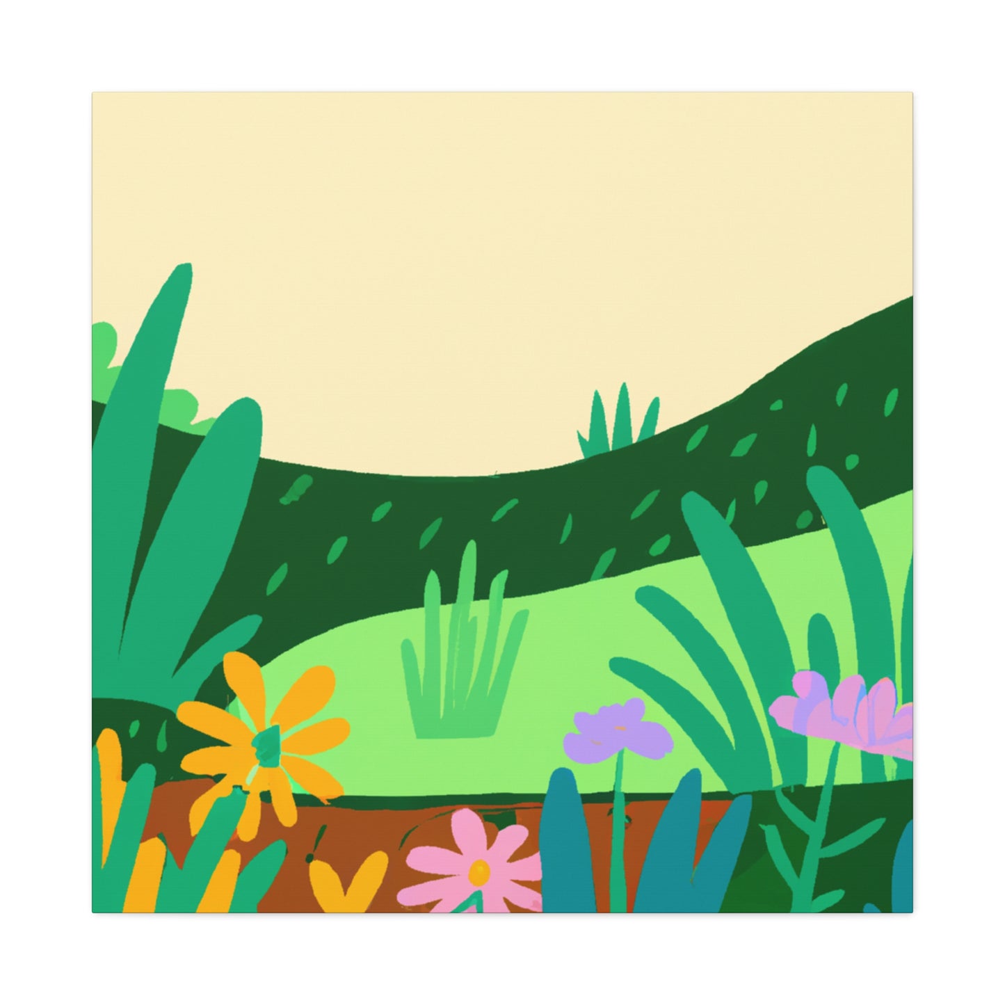 Blooming Veil - Landscape - Canvas