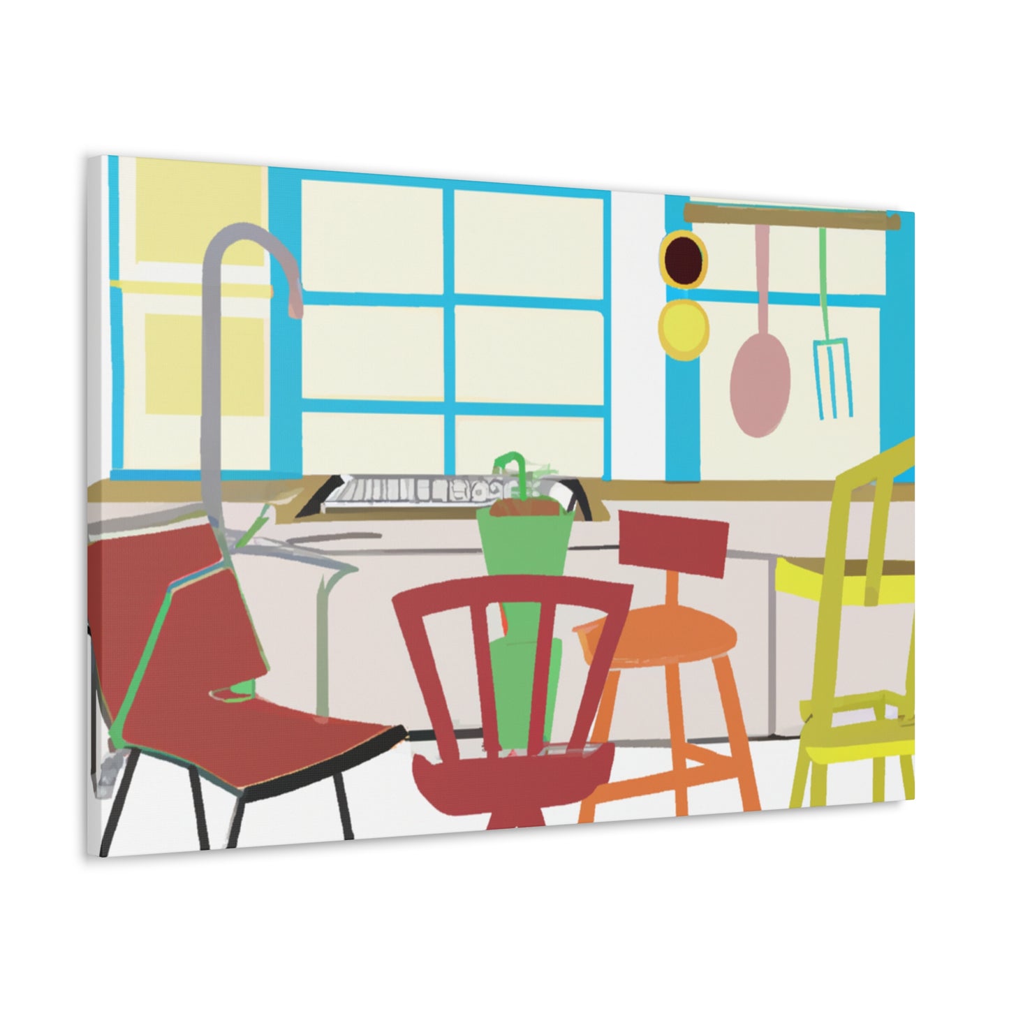 "Disco Dance- Midcentury" - Canvas