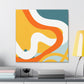 Spiral Swirls - Midcentury - Canvas