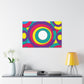 Circular Fury - Midcentury Retro Canvas