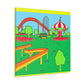 Enchanted Flora- Landscape - Canvas