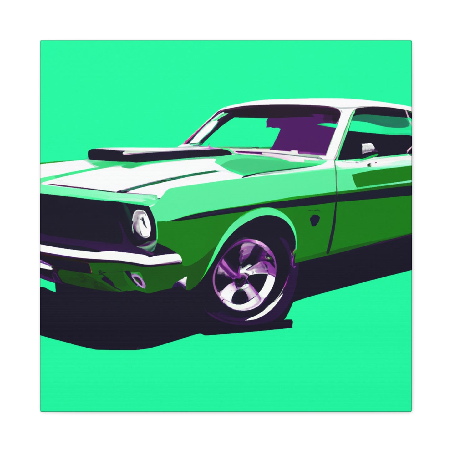 Rusty Ratrod - Automobile - Canvas