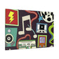 The Sizzling Shoppe - Retro Music and Film Canvas