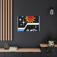 Cottontail Pouncer - Midcentury Canvas