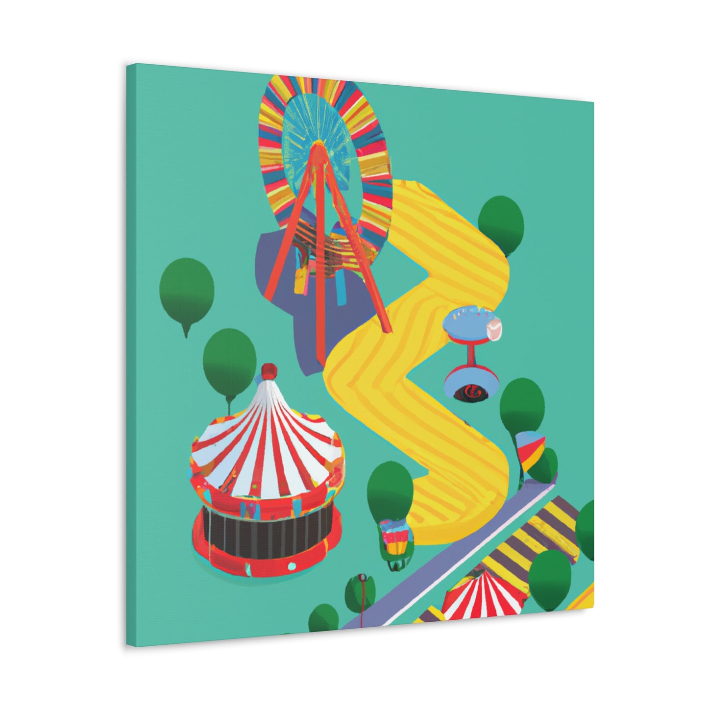 Tickletown - Amusement - Canvas