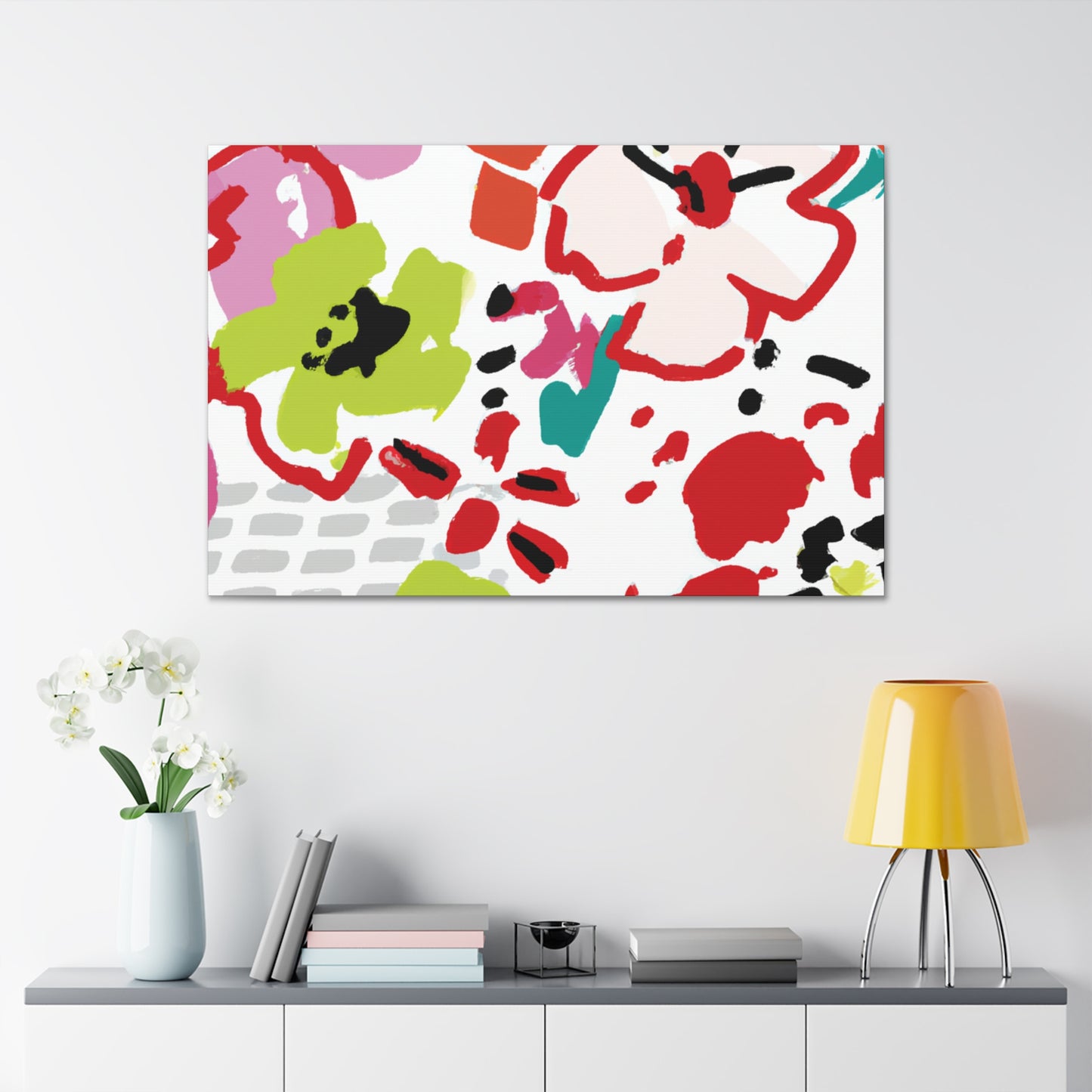 Blossomy - Floral - Canvas