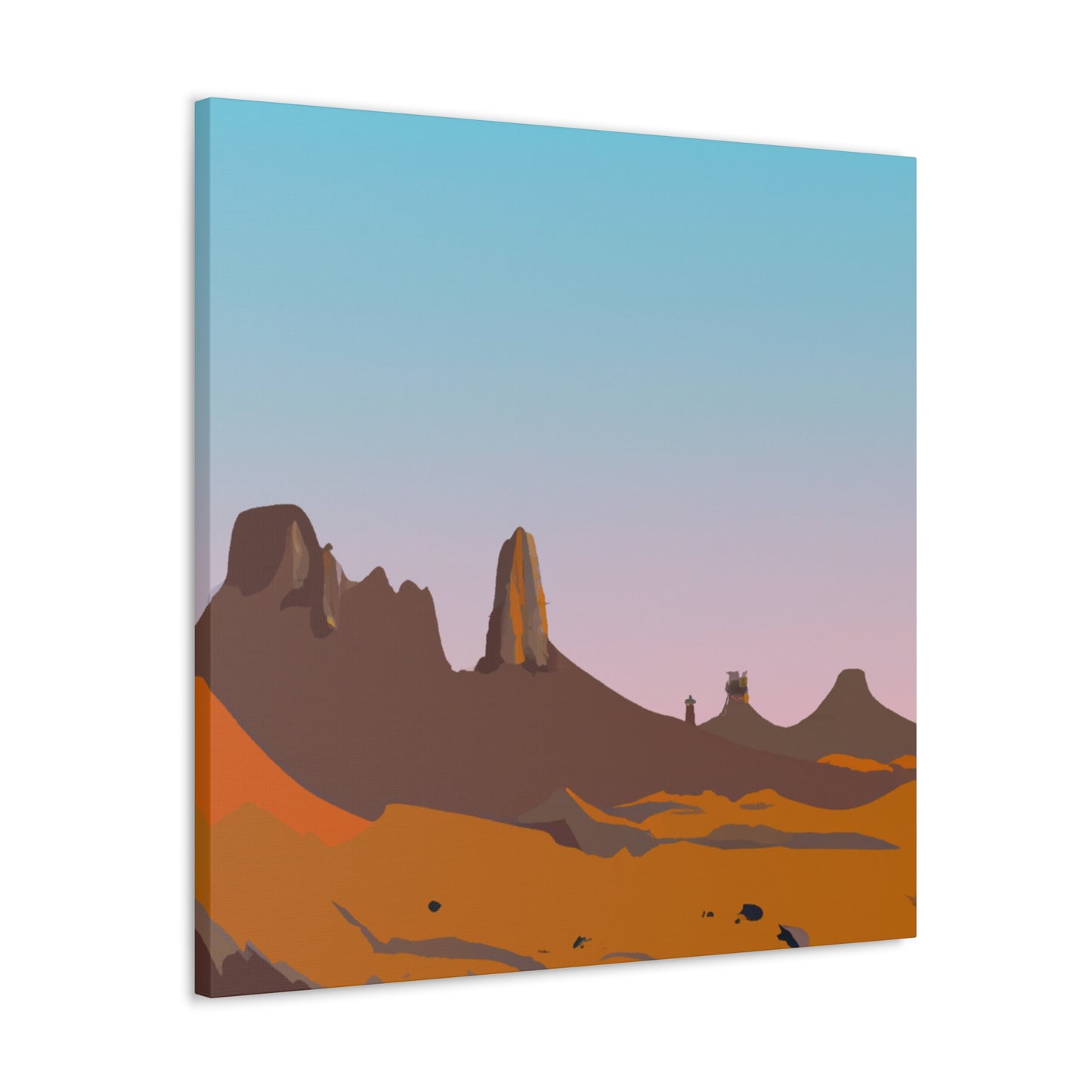 Sahara Oasis - Landscape - Canvas