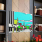 Sunset Drive-In Theater Street - Canvas - Pop Art